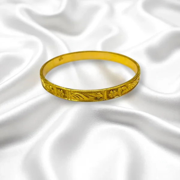 Peacock Eye Gold Cover Bronze Bangles - Image 3
