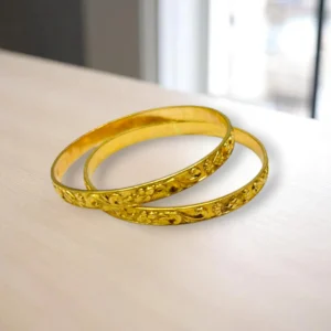 Bold Band Gold Cover Bronze Bangle
