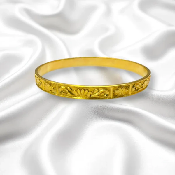 Feather Touch Gold Cover Bronze Bangles - Image 3