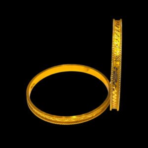 Heritage Bloom 22KT Gold Churi Bangle