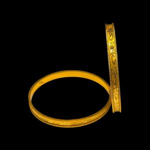 Golden Rhythm 22KT Gold Churi Bangle