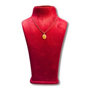 Golden Feather Glow Pendant