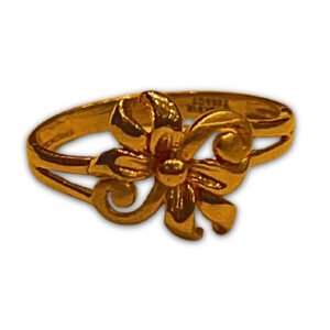 22Kt Gold Vintage Bridal Ring