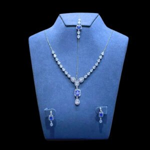 Modern 925 Silver Ladies Set Necklace Collection