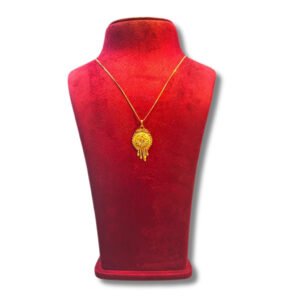 Regal Feather Glow Pendant