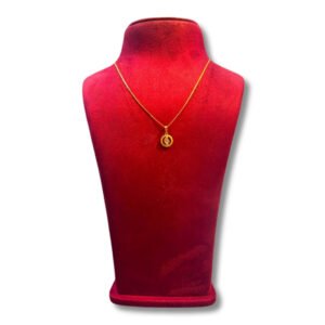 Golden Petunia Pendant