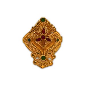 22KT Golden Crown Wedding Ring