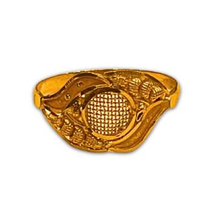 22Kt Gold Sparkle Bridal Ring