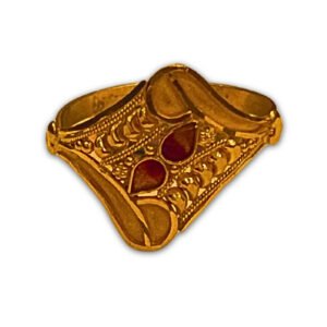 22Kt Gold Princess Bridal Ring
