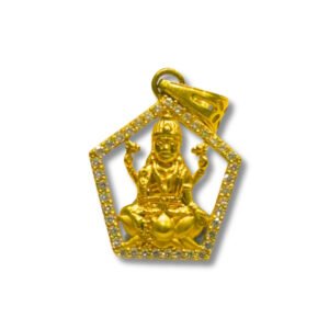 22KT Gold Lakshmi Pendant