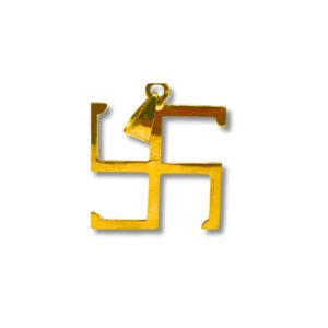 22KT Gold Swastik Pendant